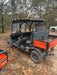 2022 Kubota RTV-X1140W-H Plastic Canopy, Windshield Acrylic Clear, LED Strobe Light, Wire Harness Kit, Back up Alarm