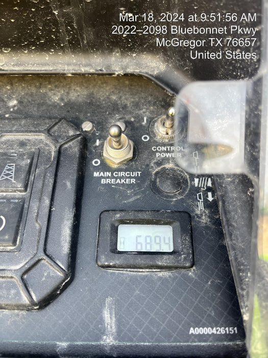 2023 Generac MLT2 Diesel, Flex Switch 120V Input, Powerzone Controller, 
(4) 320W LED Lights, 4kW Generator, 39.9 Gal Fuel Tank, 2" Ball, T3