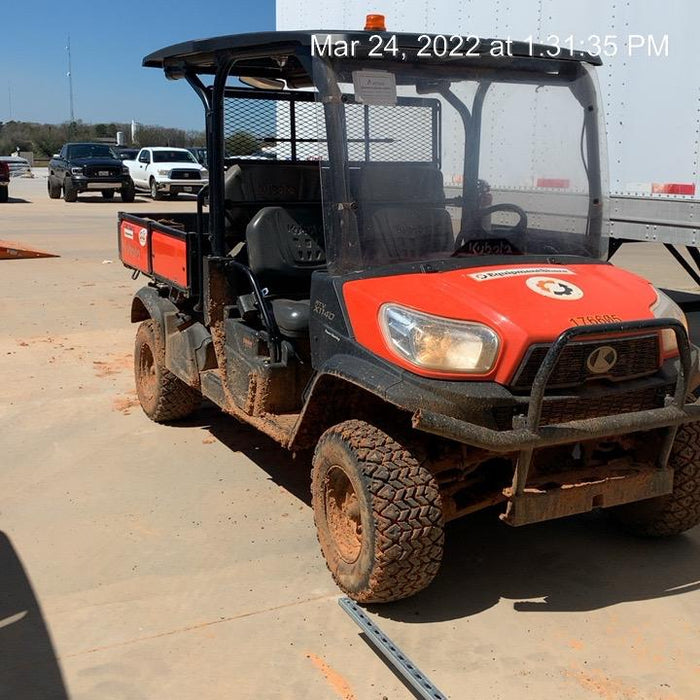 2021 Kubota RTV-X1140W-H Plastic Canopy, Windshield Acrylic Clear, LED Strobe Light, Wire Harness Kit, Back up Alarm