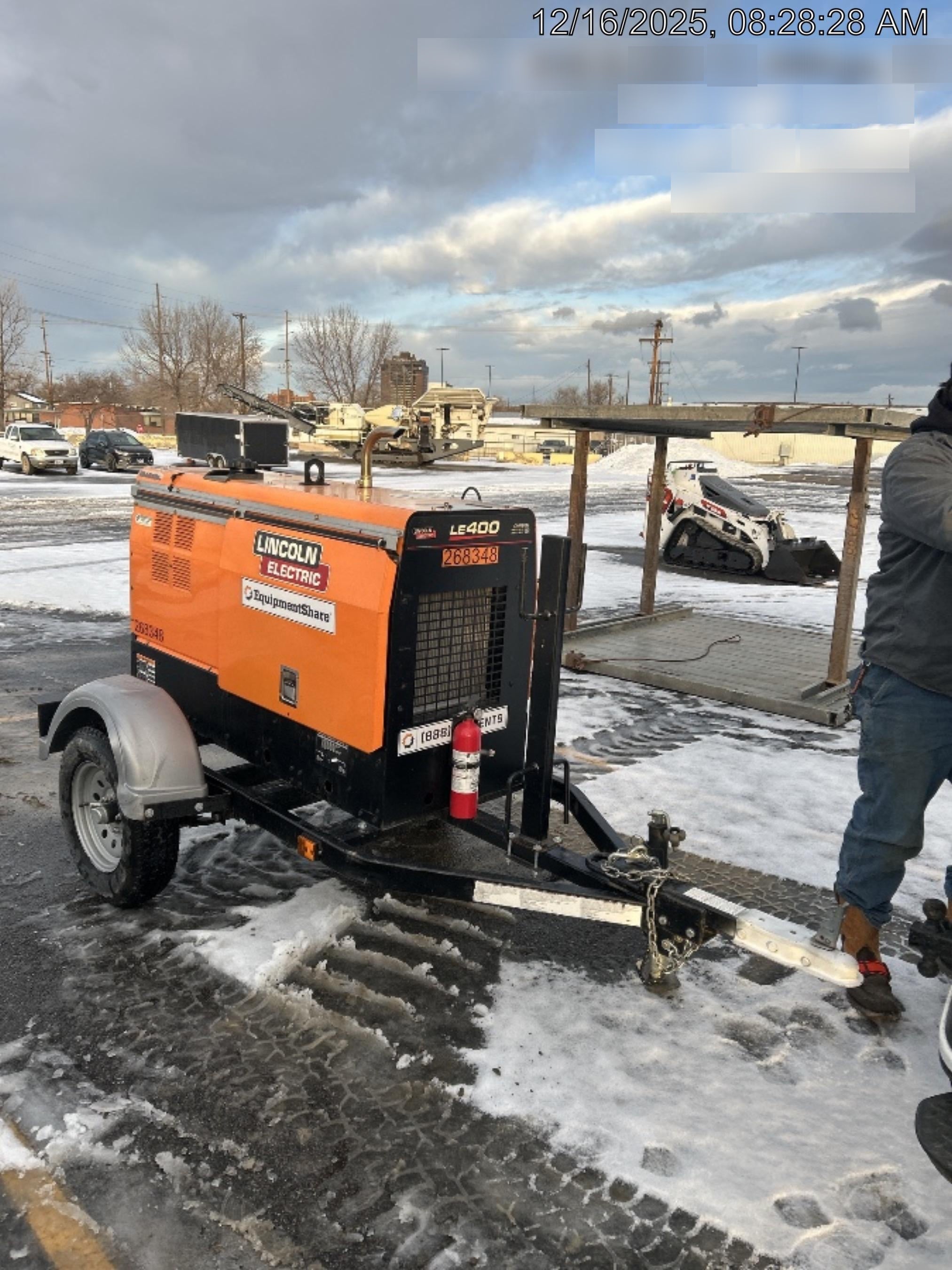 2022 Lincoln Electric LE400 Kubota V1505, Trlr, Cable Rack, Light Kit, ES Decals, T3