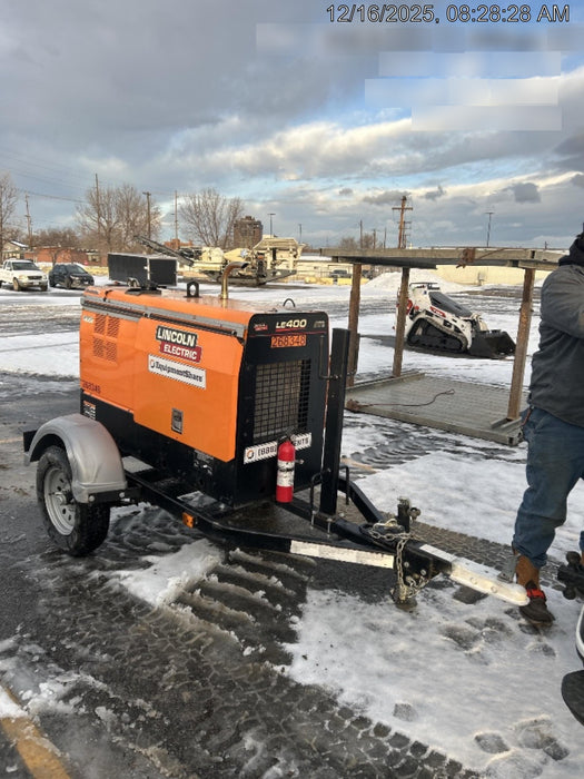 2022 Lincoln Electric LE400 Kubota V1505, Trlr, Cable Rack, Light Kit, ES Decals, T3