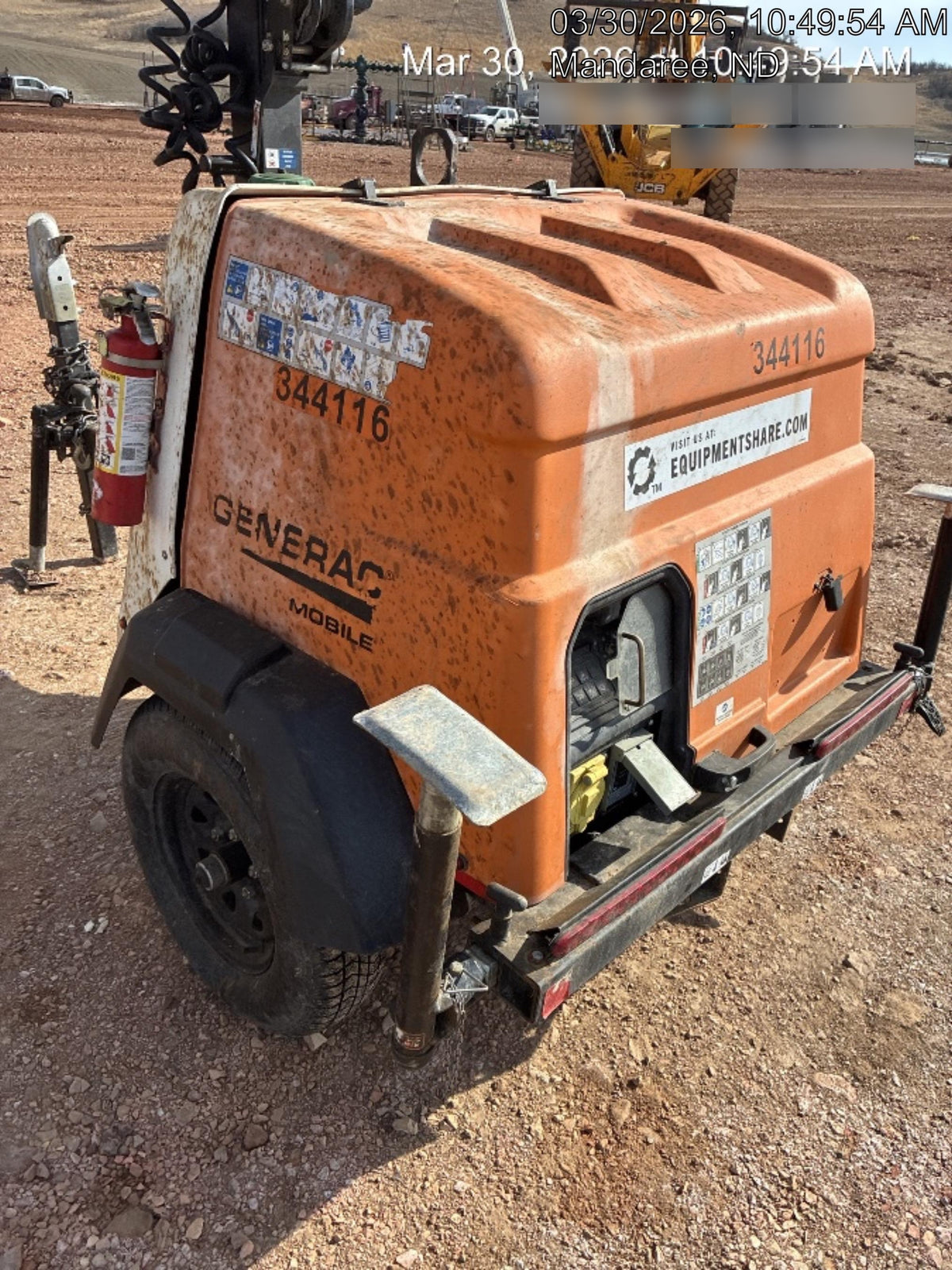 2023 Generac MLT2 Diesel, Flex Switch 120V Input, Powerzone Controller, (4) 320W LED Lights, 4kW Generator, 39.9 Gal Fuel Tank, 2" Ball, T3