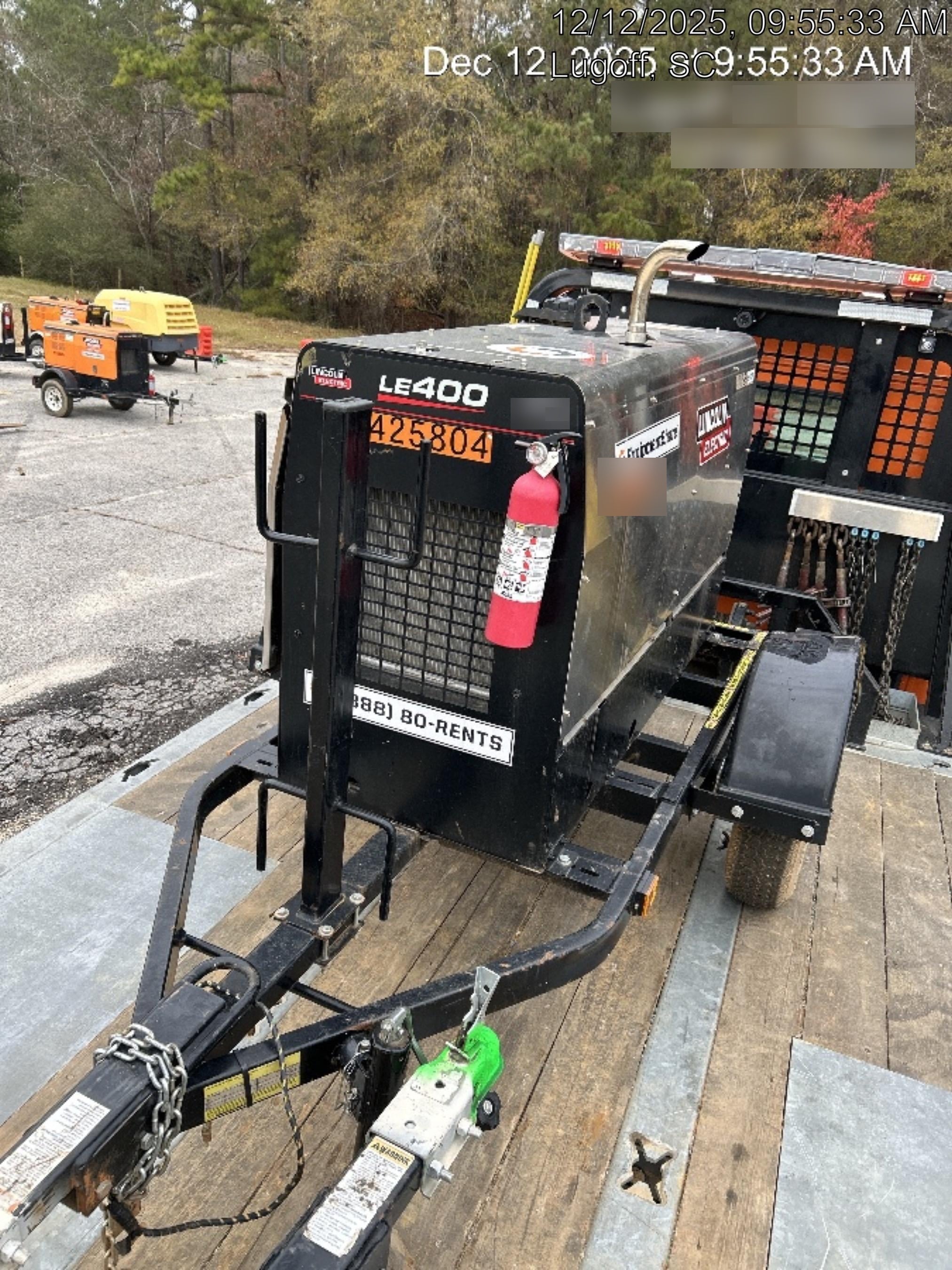 2024 Lincoln Electric LE400 Kubota V1505, Trlr, Cable Rack, Light Kit, ES Decals, T3
