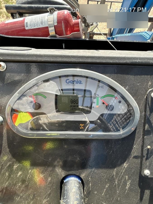 2018 Genie GTH-636 Genie GTH-636 w/Open ROPS, Work Lights, Solid Tires, RH Cab Mesh, Beacon, 48" Carriage and Forks