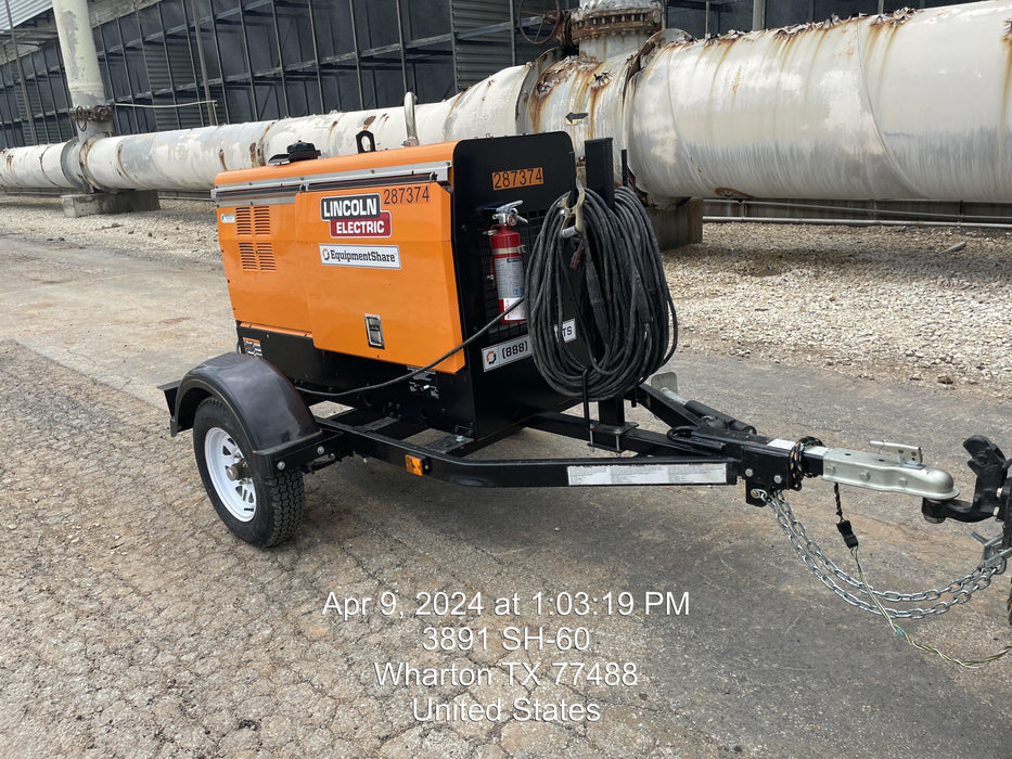 2022 Lincoln Electric LE400 Kubota V1505, Trlr, Cable Rack, Light Kit, ES Decals, T3