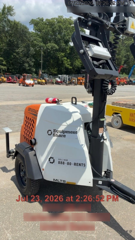 2023 Generac MLT2 Diesel, Flex Switch 120V Input, Powerzone Controller, (4) 320W LED Lights, 4kW Generator, 39.9 Gal Fuel Tank, 2" Ball, T3