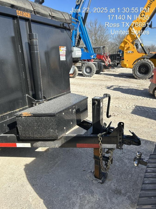2024 TEXAS PRIDE TRAILERS 14'L x 7'W 5 Cu Yd Trunnion Hydraulic Dump