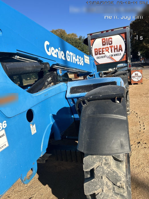 2018 Genie GTH-636 Genie GTH-636 w/Enclosed Cab w/HVAC, Work Lights, Solid Tires, Beacon, 48" Carriage and Forks