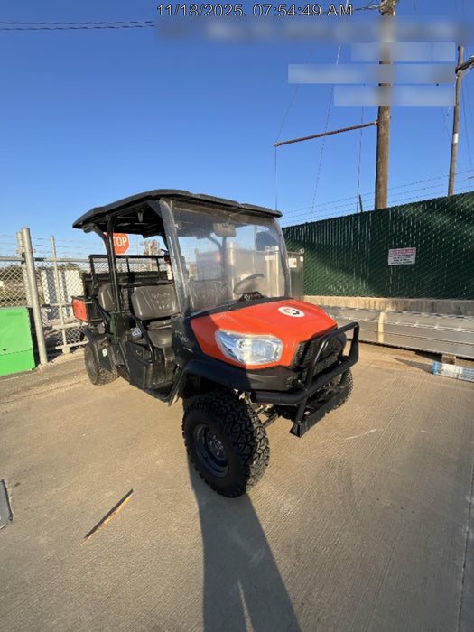 2021 Kubota RTV-X1140W-H Plastic Canopy, Windshield Acrylic Clear, LED Strobe Light, Wire Harness Kit, Back up Alarm