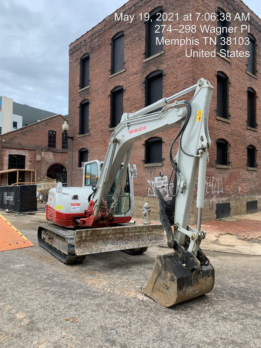 2020 Takeuchi TB290C Cab/Heat/Air, Rubber Tracks, Manual TAG QC