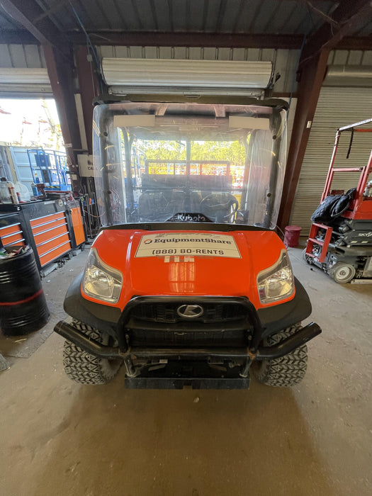 2022 Kubota RTV-X1140W-H Plastic Canopy, Windshield Acrylic Clear, LED Strobe Light, Wire Harness Kit, Back up Alarm