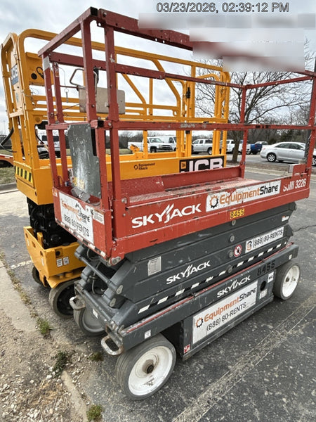 2018 Skyjack SJIII-3226 Skyjack SJIII3226 Scissor Lift w/Trojan Batteries
