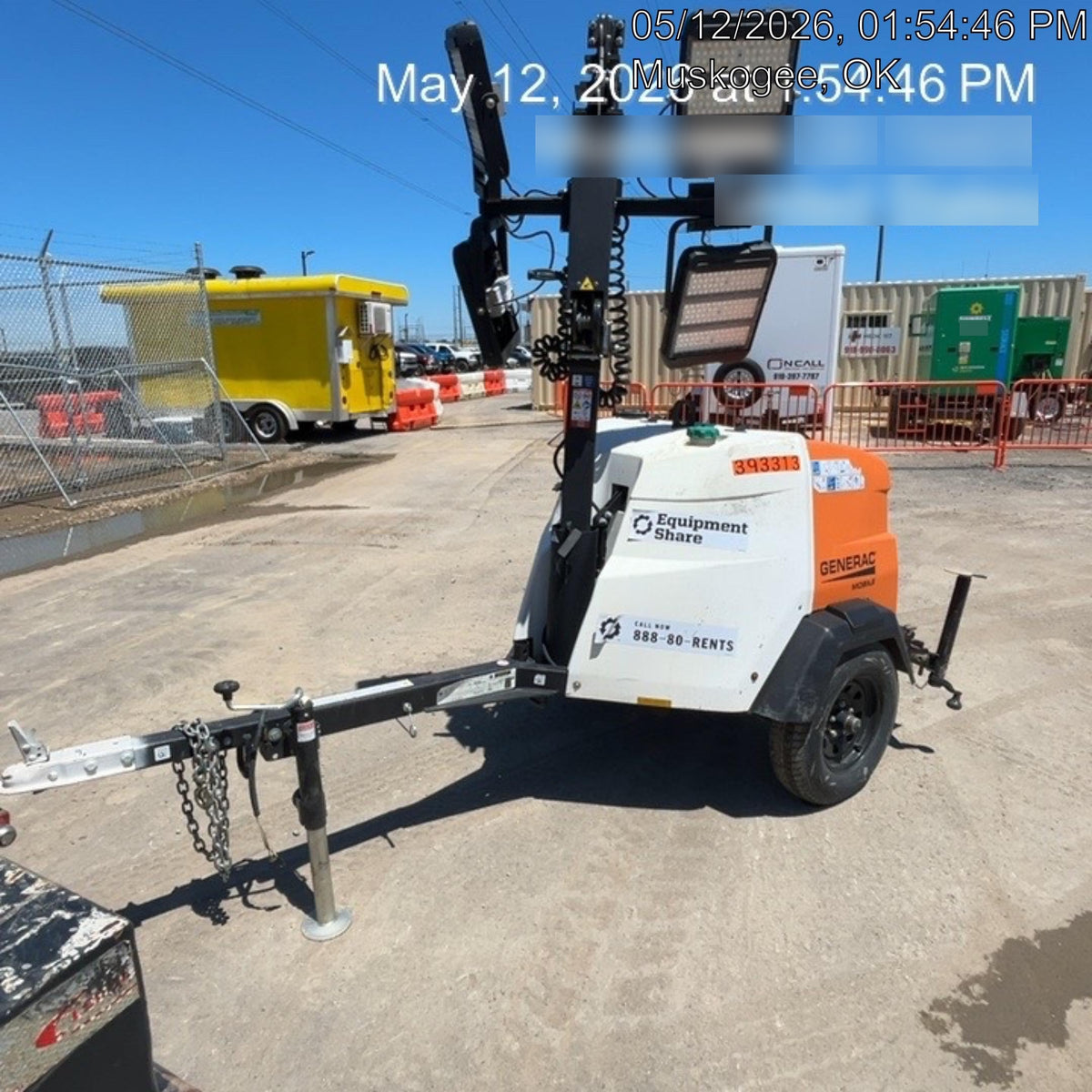 2024 Generac MLT2 Diesel, Flex Switch 120V Input, Powerzone Controller, 
(4) 320W LED Lights, 4kW Generator, 39.9 Gal Fuel Tank, 2" Ball, T3