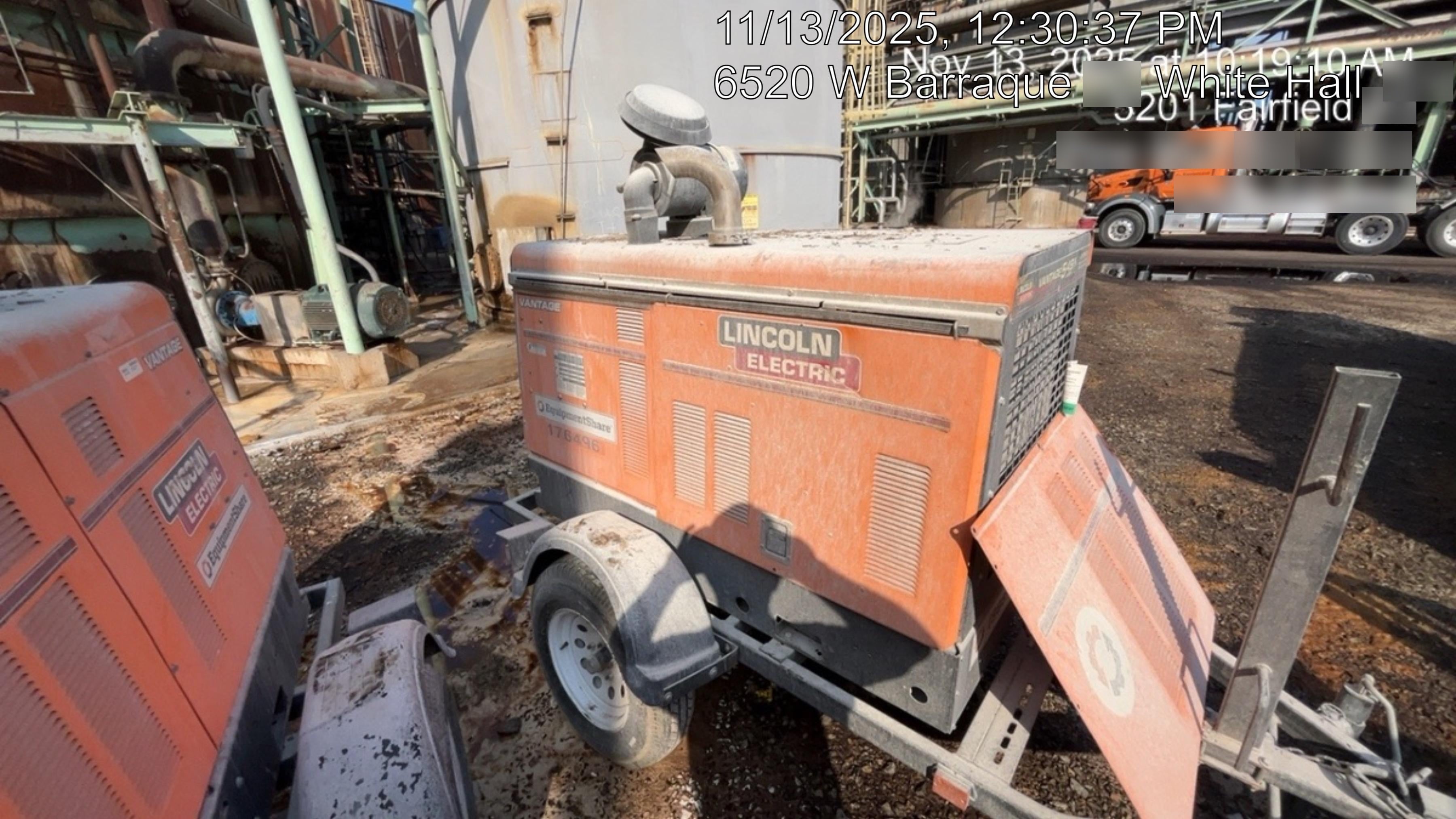 2021 Lincoln Electric Vantage 549X Ready Pak 3, ORANGE (includes trailer, cable rack, fender light kit)