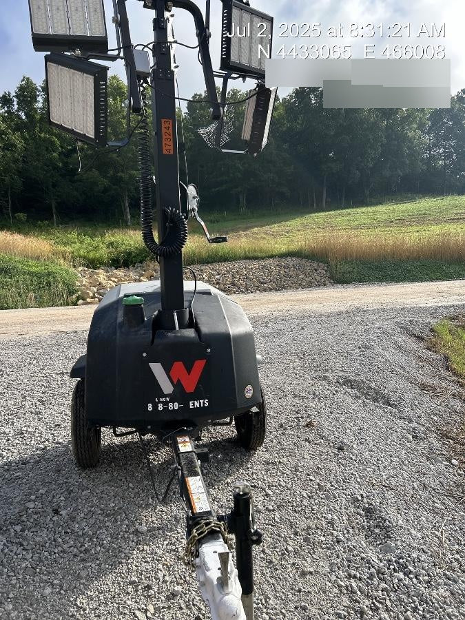 2024 Wacker Neuson LTT4 Diesel, Kohler KDW702, Deep Sea Controller, Auto Start, LED 320W, Bypass Outlet, T3