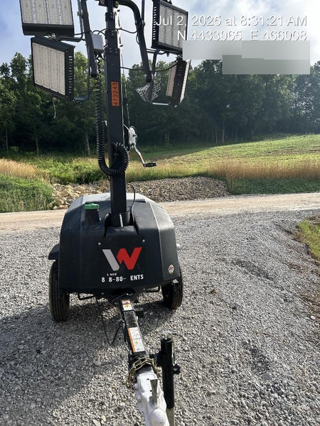 2024 Wacker Neuson LTT4 Diesel, Kohler KDW702, Deep Sea Controller, Auto Start, LED 320W, Bypass Outlet, T3