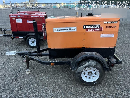 2021 Lincoln Electric Vantage 322 Vantage 322 Ready Pak 3 w/ Decals, ORANGE (includes trailer, cable rack, fender light kit) NO Telematics