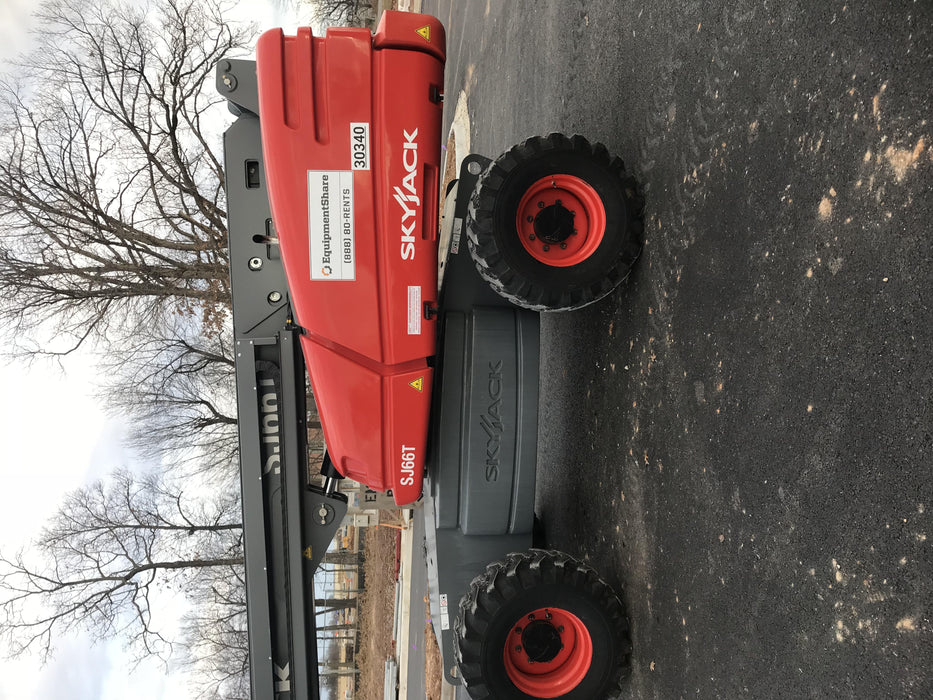 2019 Skyjack SJ66T Diesel, Foam Filled Tires, Welder Ready Package, Beacon