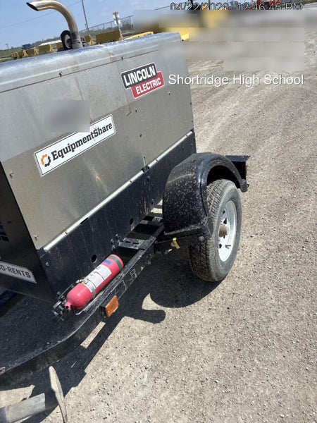 2019 Lincoln Electric Vantage 322 Ready-Pak 3, Two Wheel Trailer, Fender and Light Kit, Cable Rack