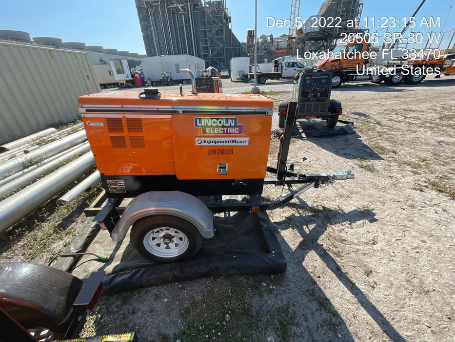 2022 Lincoln Electric LE400 Kubota V1505, Trlr, Cable Rack, Light Kit, ES Decals, T3