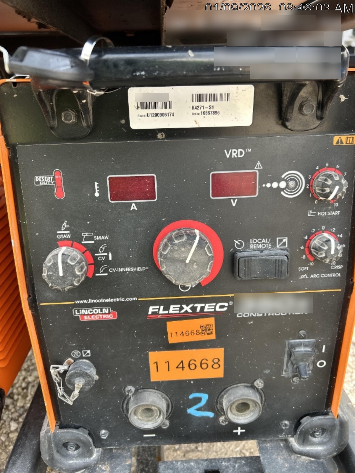 2020 LINCOLN ELECTRIC FLEXTEC 350X