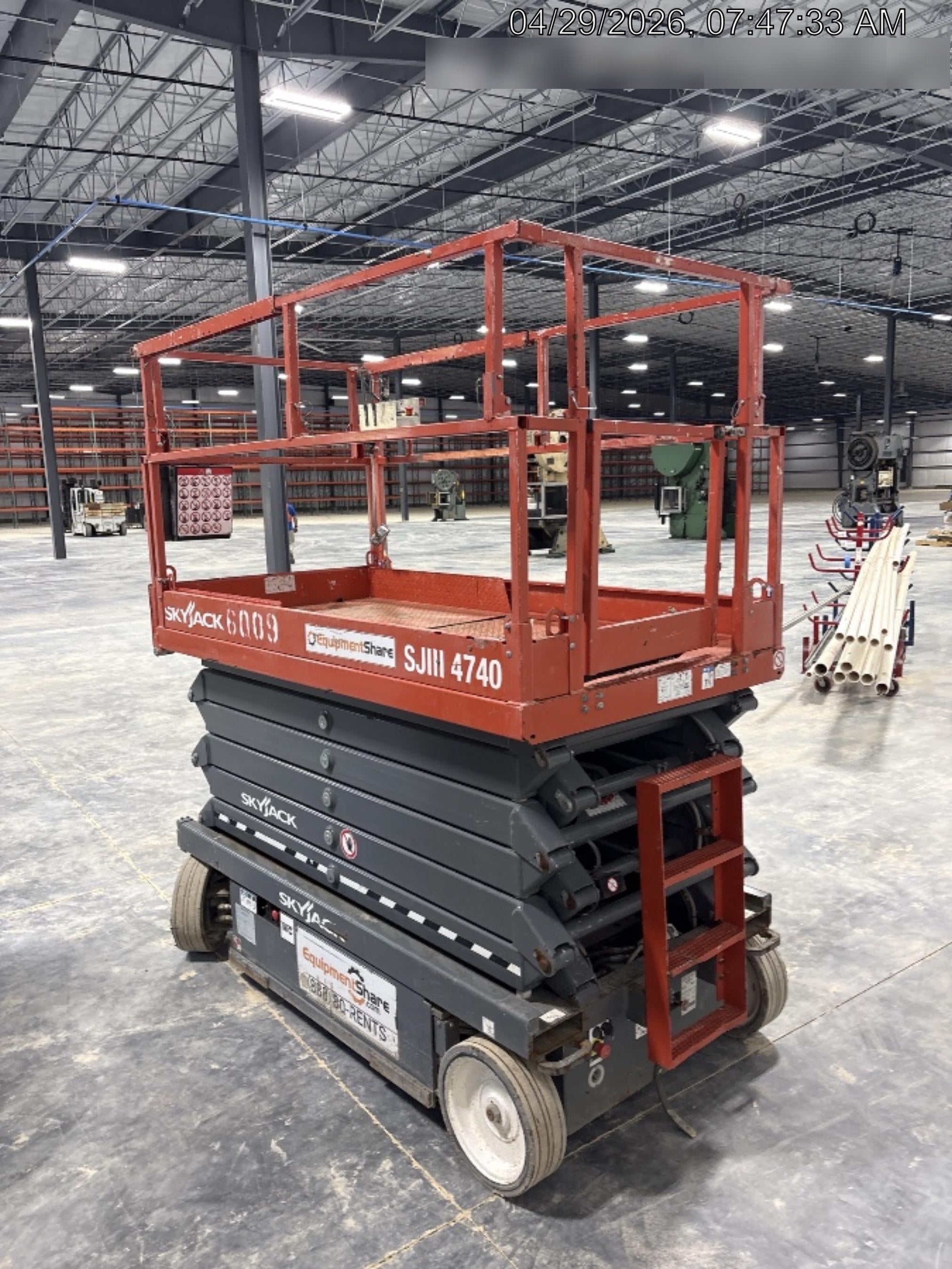 2017 Skyjack SJIII-4740 Skyjack SJ4740, Extended Warranty 5yr/5k hr