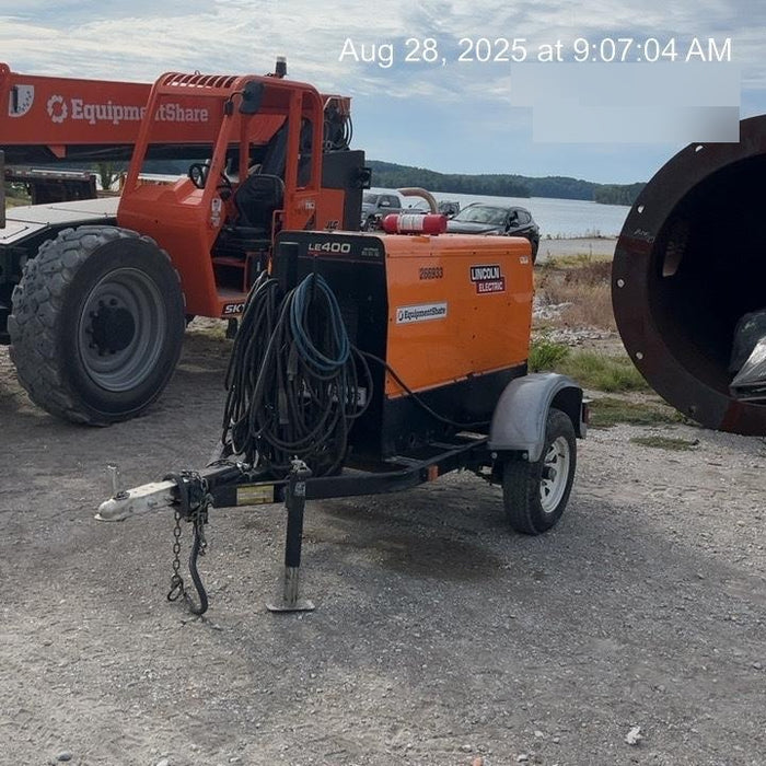 2022 Lincoln Electric LE400 Kubota V1505, Trlr, Cable Rack, Light Kit, ES Decals, T3