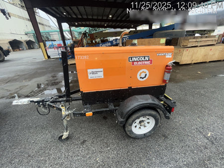 2021 Lincoln Electric Vantage 322 Vantage 322 Ready Pak 3 w/ Decals, ORANGE (includes trailer, cable rack, fender light kit) NO Telematics