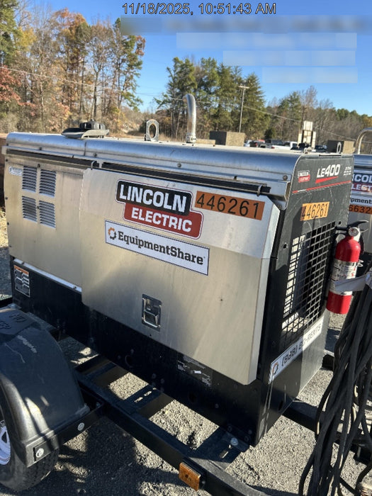 2024 Lincoln Electric LE400 Kubota V1505, Trlr, Cable Rack, Light Kit, ES Decals, T3