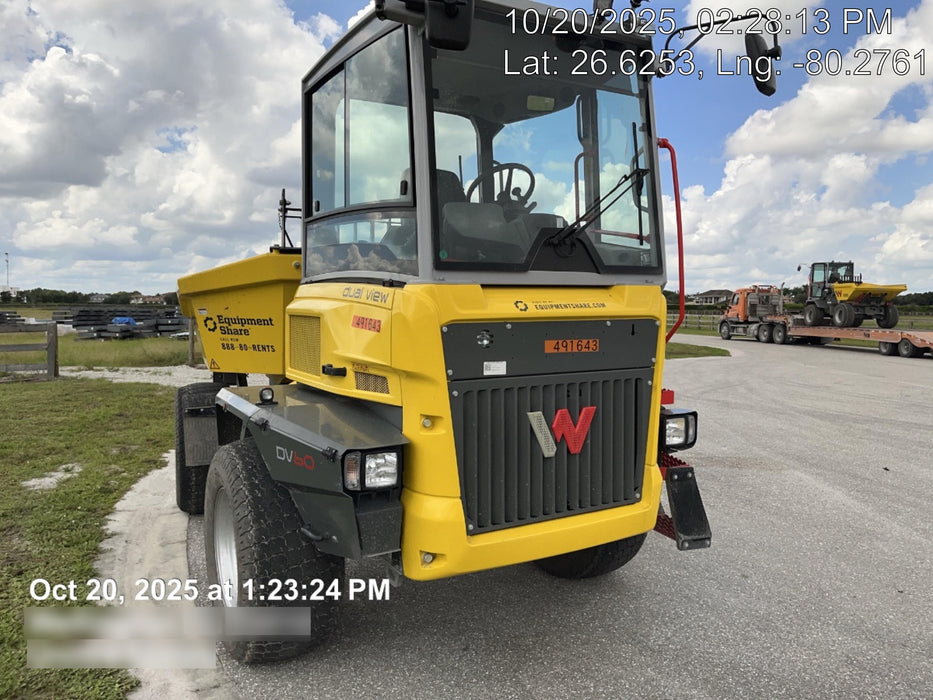 2025 WACKER NEUSON DV605 Cab Turf Tires