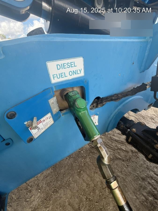 2017 Genie GTH-844 Solid Tires, 60" carriage, Open ROPS