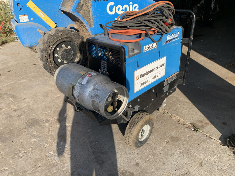 2019 Miller Electric BOBCAT 250 LP/Propane, Running Gear, Tank Bracket, Hose