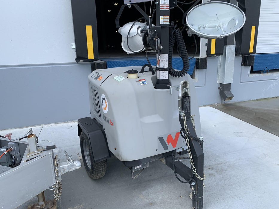 2019 Wacker Neuson LTV6L-MH Wacker Neuson LTV6L Mobile Light Tower w/Fuel Level Sensor Installed