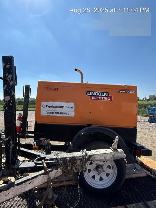 2021 Lincoln Electric Vantage 322 Vantage 322 Ready Pak 3 w/ Decals, ORANGE (includes trailer, cable rack, fender light kit) NO Telematics