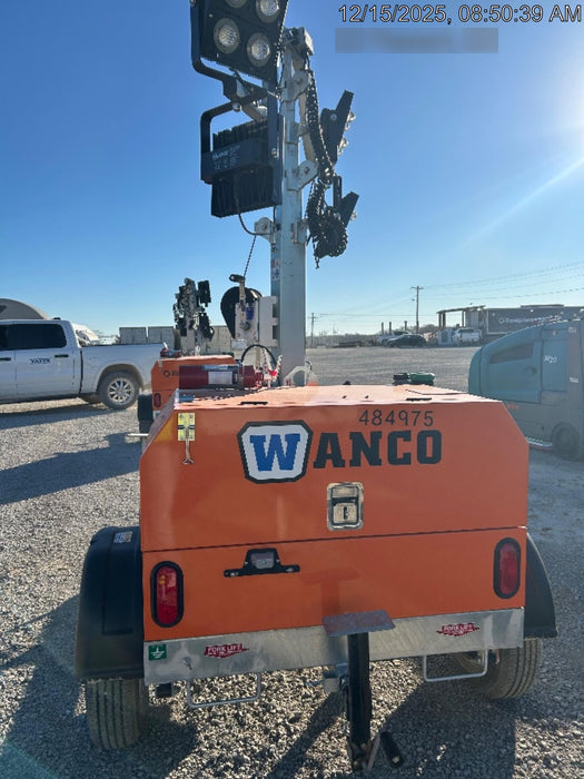 2025 Wanco WLTT-4MM4K Diesel, Mitsubishi L2E, 9.0HP @1800 rpm, Deep Sea Controller, Shore Power Plug, Auto Start, (4) 350W LED Floodlights, 4kW Generator, 60 Gal Fuel Tank, 2" Ball, T3