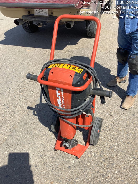 2020 HILTI TE 3000-AVR