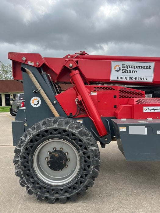 2018 Manitou MTA10055 Manitou MTA 10055 w/Cab/Heat/AC, Work Lights/Strobe, Aux Hyd, Solid Tires, Lift Hook, 66" Carriage, 60" Forks