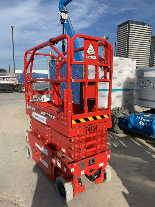 2021 Lgmg AS1932E Electric Drive, Solid Non Marking Tires, Dual Beacons