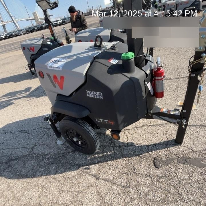 2024 Wacker Neuson LTT4 Diesel, Kohler KDW702, Deep Sea Controller, Auto Start, LED 320W, Bypass Outlet, T3