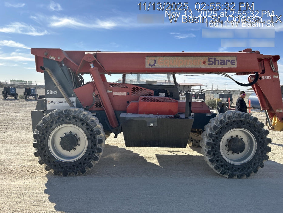 2018 Manitou 12042 Manitou MTA 12042, Solid Tires, 66" Carriage, Open ROPS, Flashing Beacon and Work Light Package