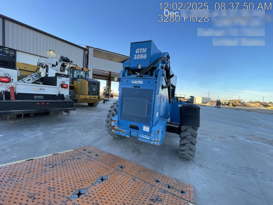 2018 Genie GTH-1056 Genie GTH-1056 w/CAB, Solid Tires, Work Lights, 60" carriage/forks, cab mesh, beacon