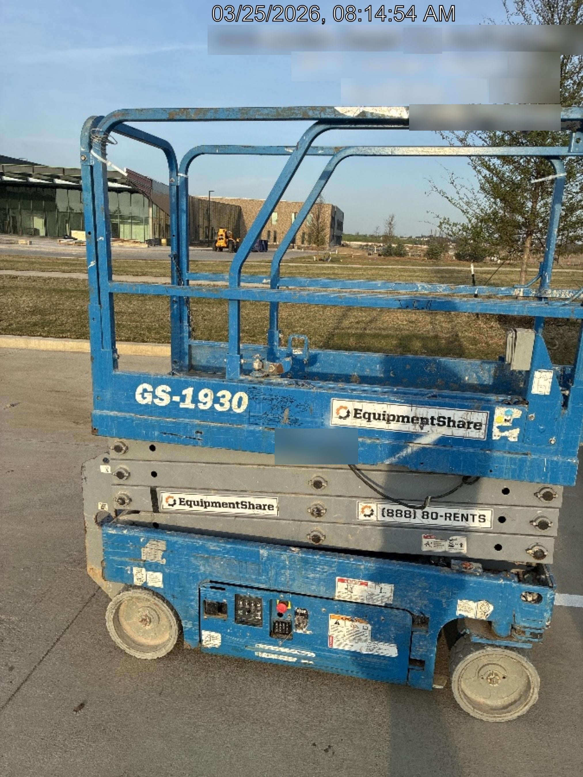 2019 Genie GS-1930 Fixed Rails with Chain Entry