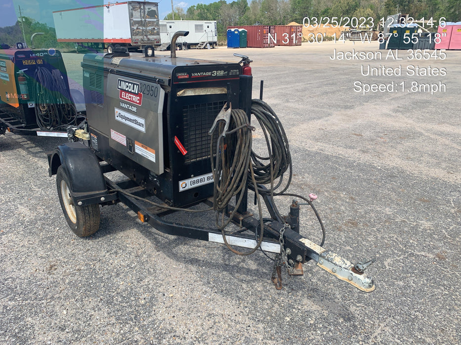 2022 Lincoln Electric LE400 Kubota V1505, Trlr, Cable Rack, Light Kit, ES Decals, T3