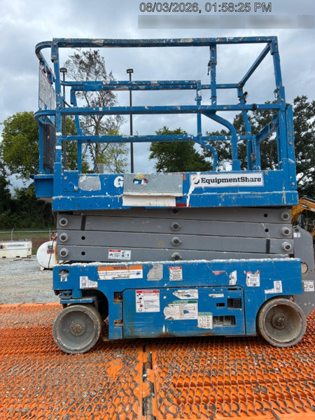 2020 Genie GS-1930 Solid Non Marking Tires, Beacon, Folding rails with half height swing gate