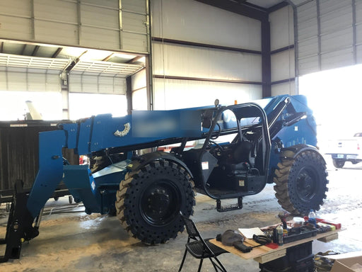 2018 Genie GTH-1056 Genie GTH-1056 w/Open ROPS, Solid Tires, Work Lights, 60" carriage/forks, cab mesh, beacon