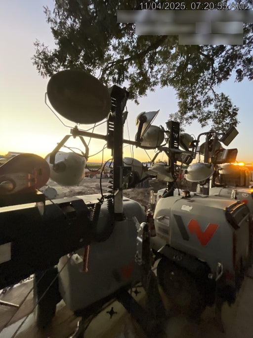 2019 Wacker Neuson LTV6L-MH Mobile Light Tower w/Fuel Level Sensor Installed