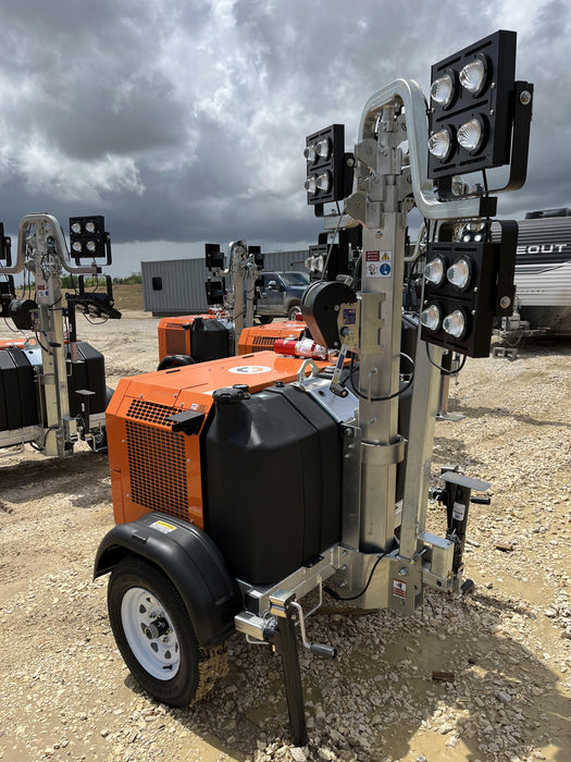 2024 Wanco WLTT-4MM4K Diesel, Deep Sea Controller, Shore Power Plug, Auto Start, (4) 350W LED Floodlights, 4kW Generator, 60 Gal Fuel Tank, 2" Ball, T3