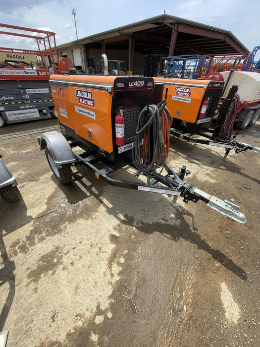 2023 Lincoln Electric LE400 Kubota V1505, Trlr, Cable Rack, Light Kit, ES Decals, T3