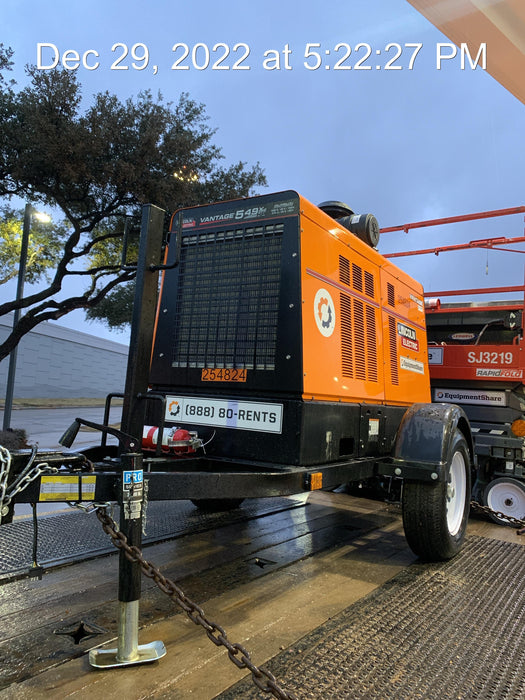 2022 Lincoln Electric Vantage 549X Crosslink Technology, Trailer Mounted, ES Decals, T3