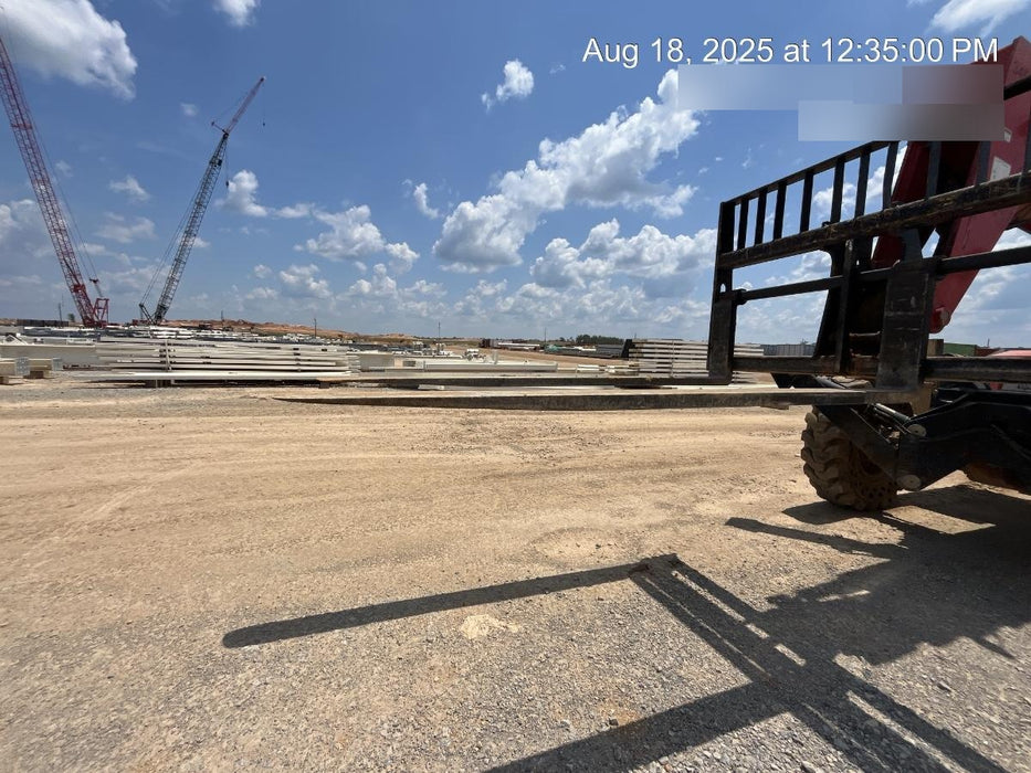 2019 Manitou MTA12042 Cab/Heat/Air, 120 HP, Solid Tires, Work Lights, Lift Hook, Auxiliary Hydraulics 66" Carriage and 60" Forks